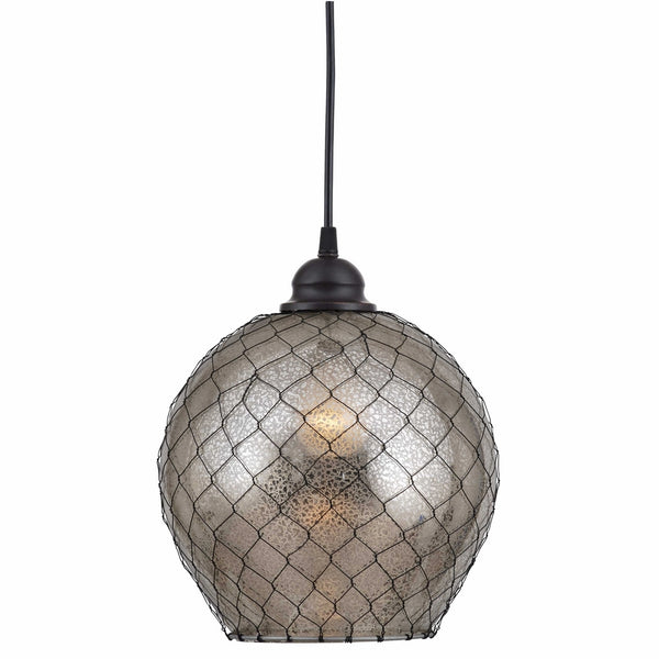 Kenroy Home 93038AMER  Nillo 1-Light Pendant, Blackened Oil Rubbed Bronze