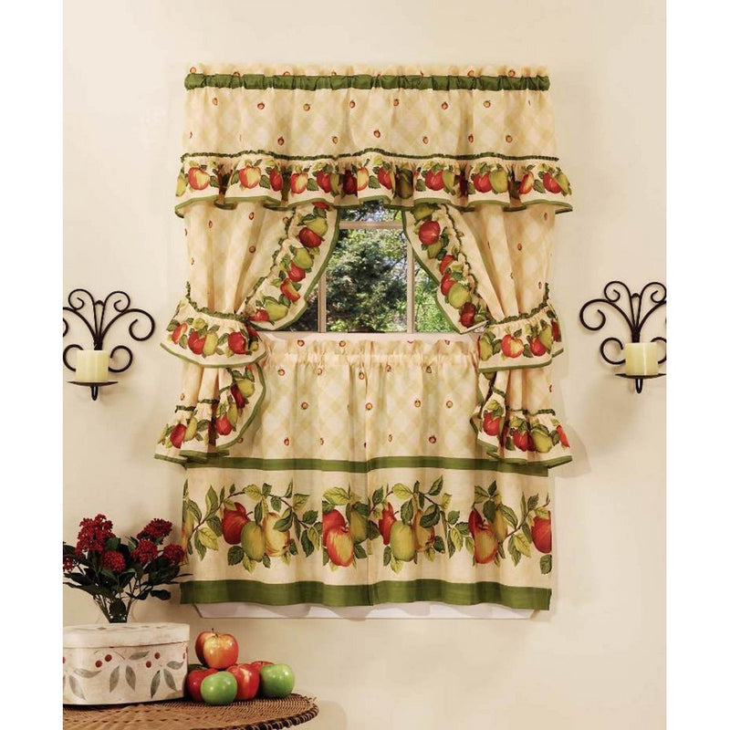 Achim Home Furnishings Apple Orchard Cottage Set, 24-Inch, Antique