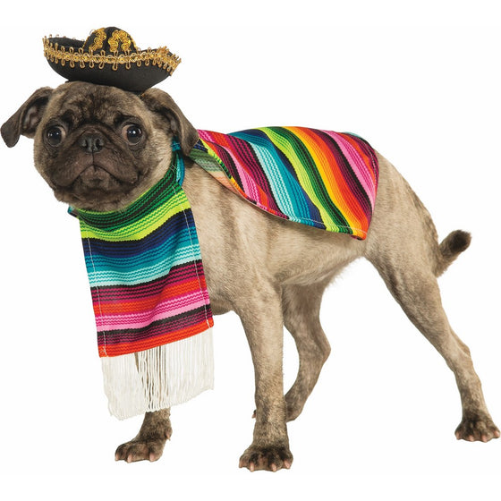 Rubie's Pet Costume, Medium, Mexican Serape