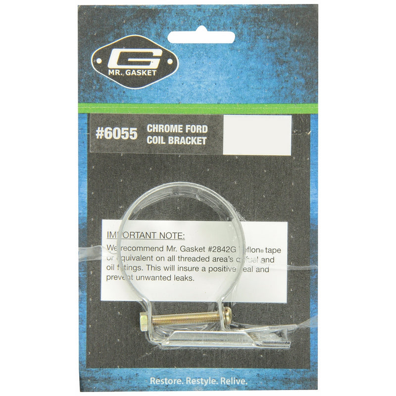 Mr. Gasket 6055 Chrome Coil Bracket for Ford
