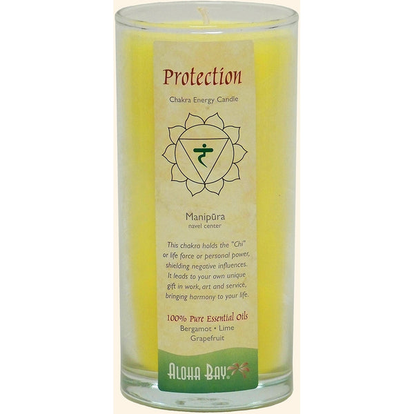 Aloha Bay Chakra Candle Jar, Protection