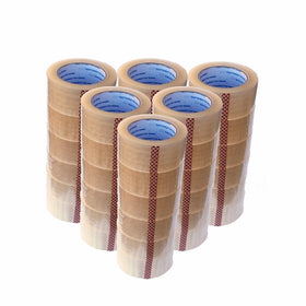 ValueMailers 2'' X 110 Yards Clear Packing Tape- Case of 36