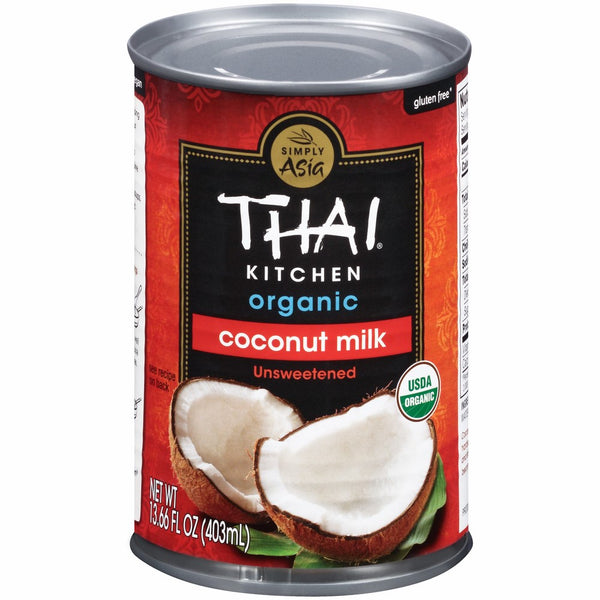 Thai Kitchen Organic Coconut Milk, Gluten Free, 13.66 oz (Case of 12)