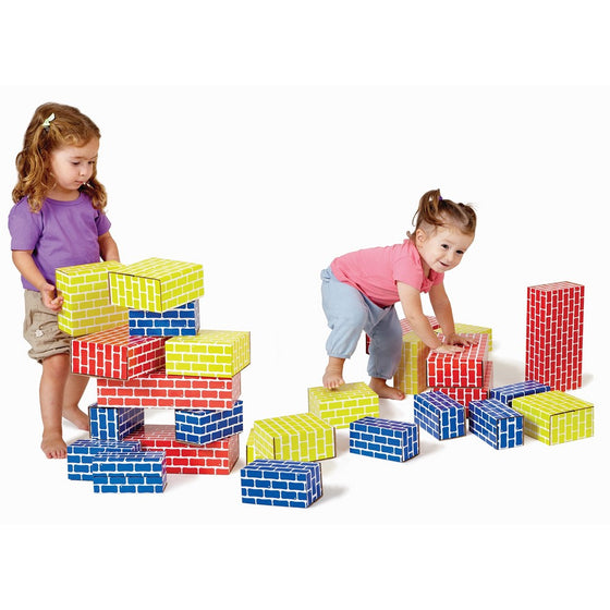 Edushape 709084 Corrugated Blocks (Set Of 84)