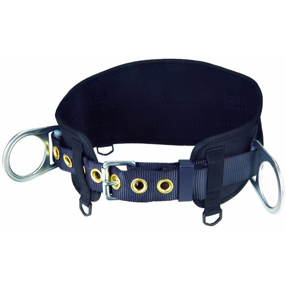 3M Protecta PRO Body Belt with Hip Pad, 2 D-Rings, Medium/Large, 1091014