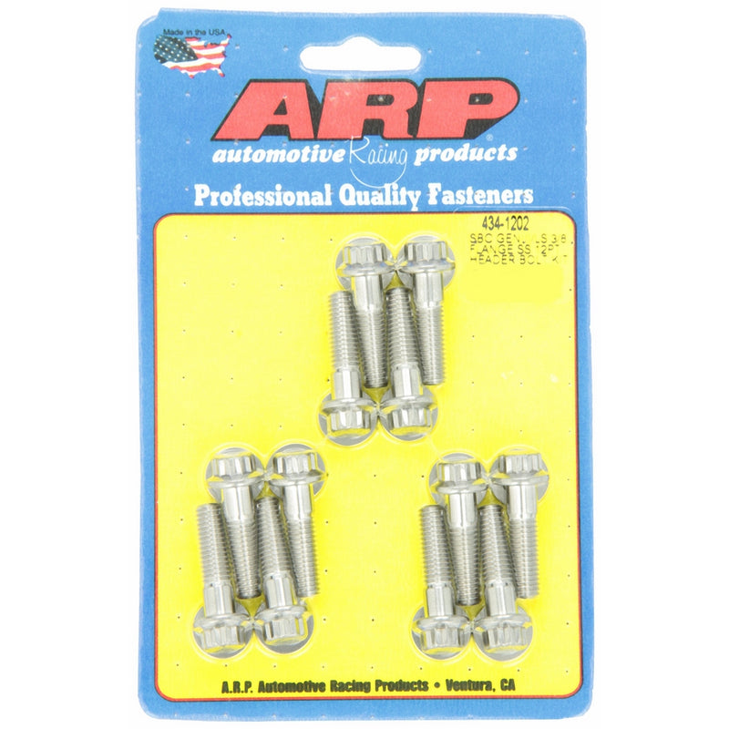 ARP 434-1202 Stainless Steel Header Bolt Kit