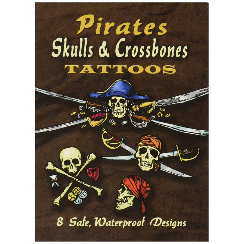 Dover Publications-Pirates Skulls & Crossbones Tattoos