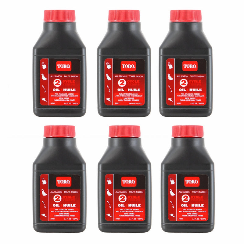 Toro 38901 2-Cycle Oil 2.6 Oz (6)