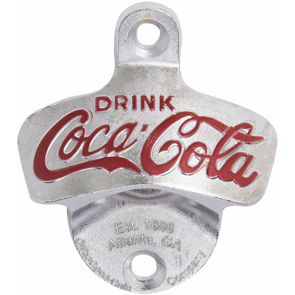 TableCraft Coca-Cola Wall Mount Bottle Opener (CC341)