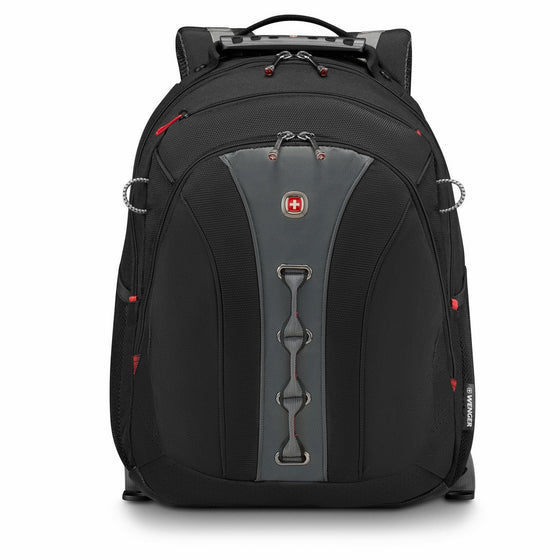 Wenger 600631 The LEGACY notebook carrying backpack, 16", Black/Gray (WA-7329-14F00)