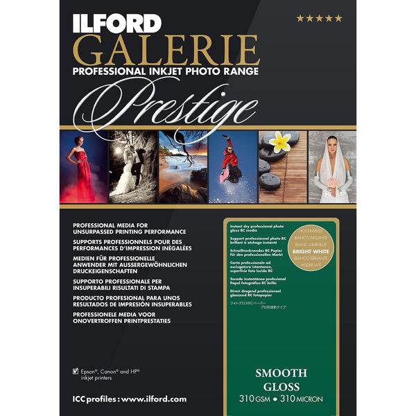 ILFORD 2001741 GALERIE Prestige Smooth Gloss - 17 x 22 Inches, 25 Sheets