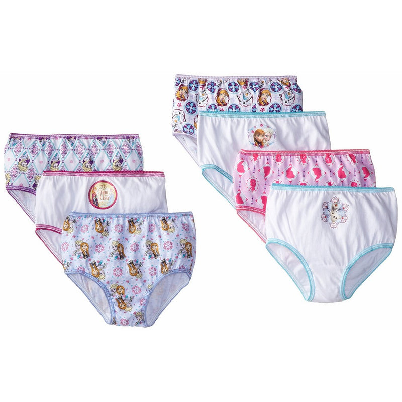 Disney Little Girls' Frozen 7 Pack Panty, Multi-color, 4T