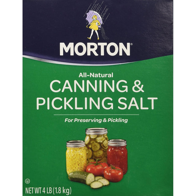Morton Canning an Pickling Salt 4 pound box (2 pack)