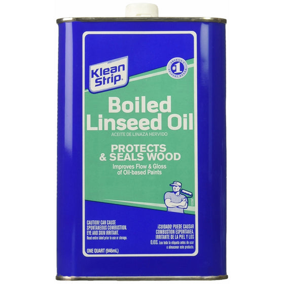 Klean-Strip Green QLO45 Boiled Linseed Oil, 1-Quart