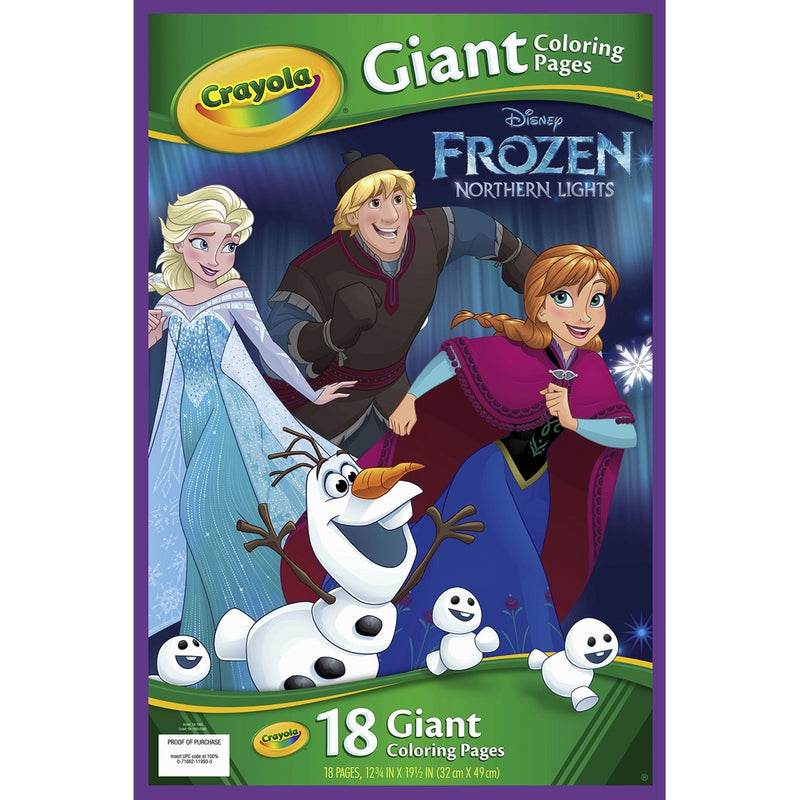 Crayola Frozen Giant Coloring Pages