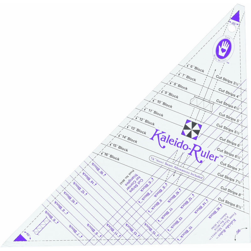 Marti Michell Large Kaleido-Ruler-6 To 16 Blocks, Clear