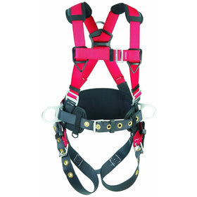 3M Protecta PRO Construction Harness, Back and Side D-Rings, 420 lb. Capacity, Small, 1191208