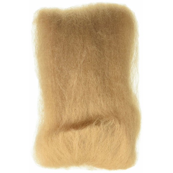 Wool Roving 12" .22 Ounce-Camel