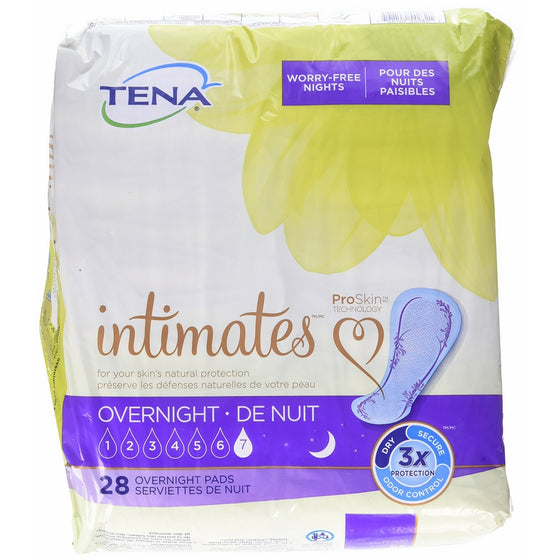 TENA Serenity Overnight Ultimate Pads, 28 Count