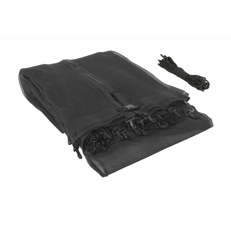 Upper Bounce 12' Trampoline Net Safety Enclosure Replacement Fits 12 FT Round Frames using 3 Arches, with Sleeves on top (poles not included)