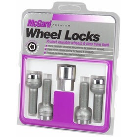 McGard 28174 Chrome Bolt Style Radius Seat Lock Bolt Set