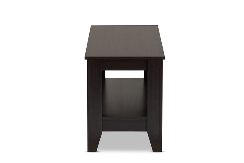 Baxton Studio Elada Modern and Contemporary Wenge Finished Wood Coffee Table