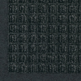 Andersen 280 WaterHog Fashion Polypropylene Fiber Entrance Indoor/Outdoor Floor Mat, SBR Rubber Backing, 3' Length x 2' Width, 3/8" Thick, Charcoal