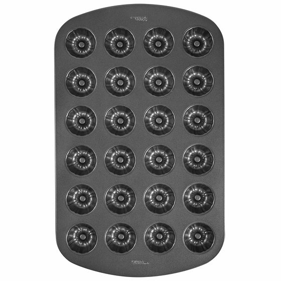 Wilton Mini Fluted Tube Cake Pan, 24-Cavity - Jello Mold Pan