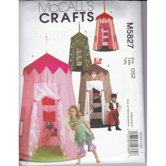 McCall's Sewing Pattern M5827 for Play Canopy, One Size