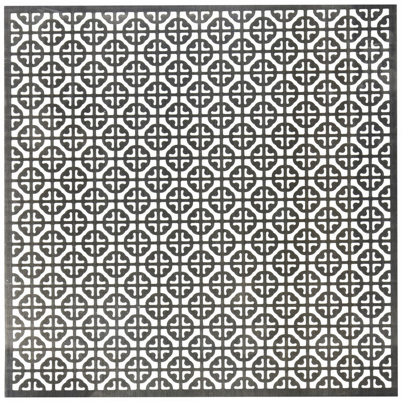 M-D Hobby & Craft 573-50 Silver Colored Metal Sheet, 12 by 12-Inch, Mosaic