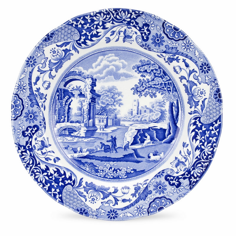 Spode Blue Italian Dinner Plate, Set of 4