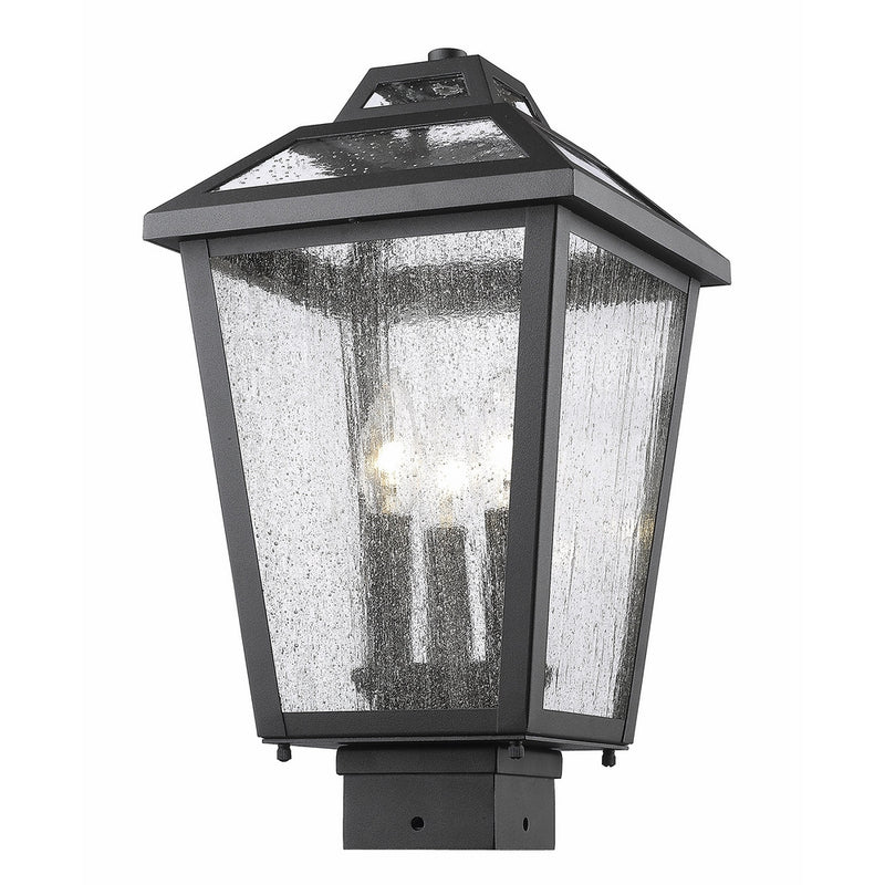 Z-Lite 539PHMS-BK 3 Outdoor Post Mount Light