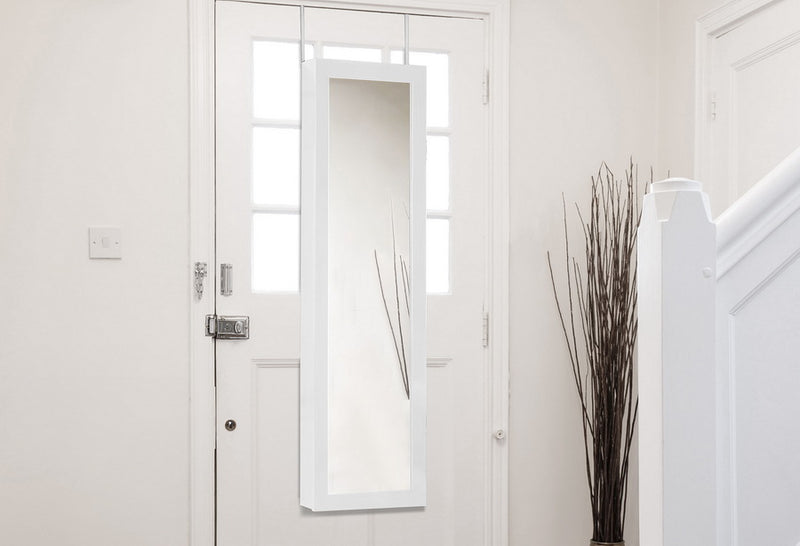 Baxton Studio White Reflections Jewelry Armoire