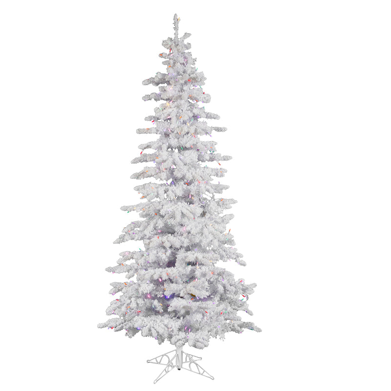 Flocked White Spruce