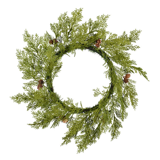 Cedar Pinecone Wreath