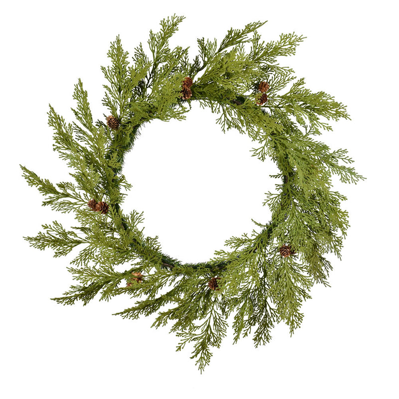 Cedar Pinecone Wreath