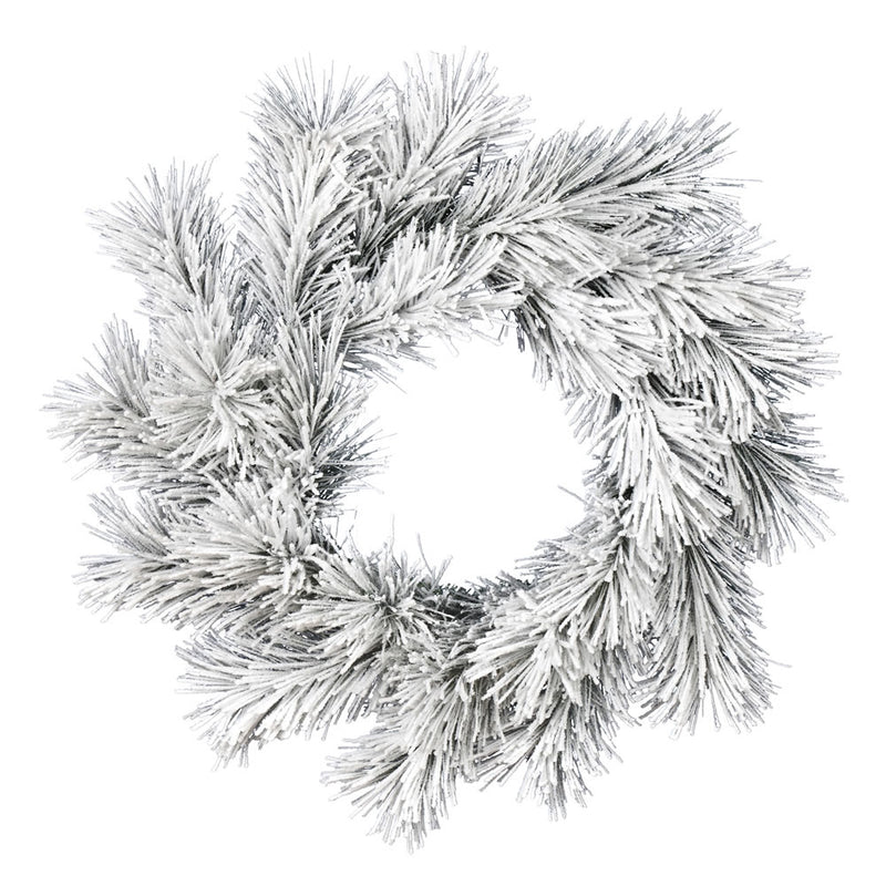 Frosted Beckett Pine Wreath