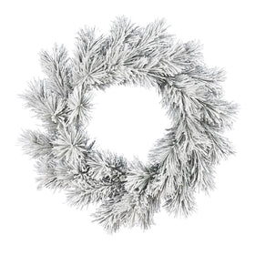 Frosted Beckett Pine Wreath