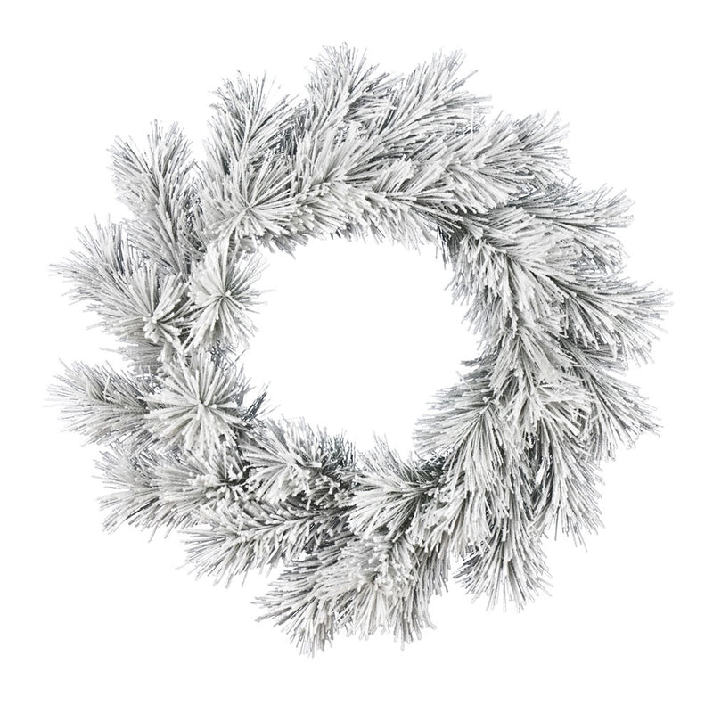 Frosted Beckett Pine Wreath