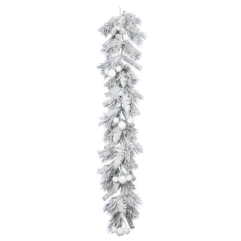 Frosted Beacon Pine Garland