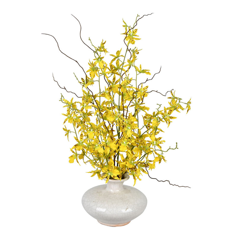 22.5" Yellow Dancing Floral Arrangement