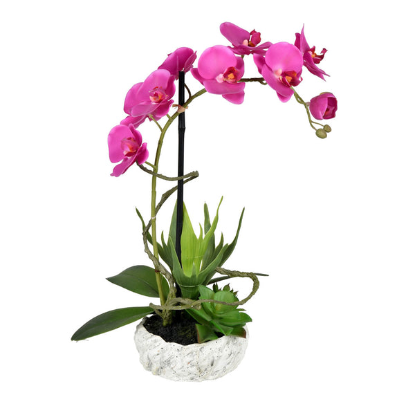 17" Lavender Orchid Floral Arrangement