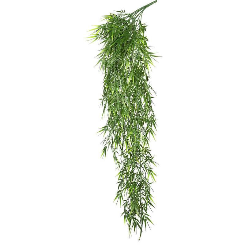 33" Mini Plastic Bamboo Leaf Bush 2/pk