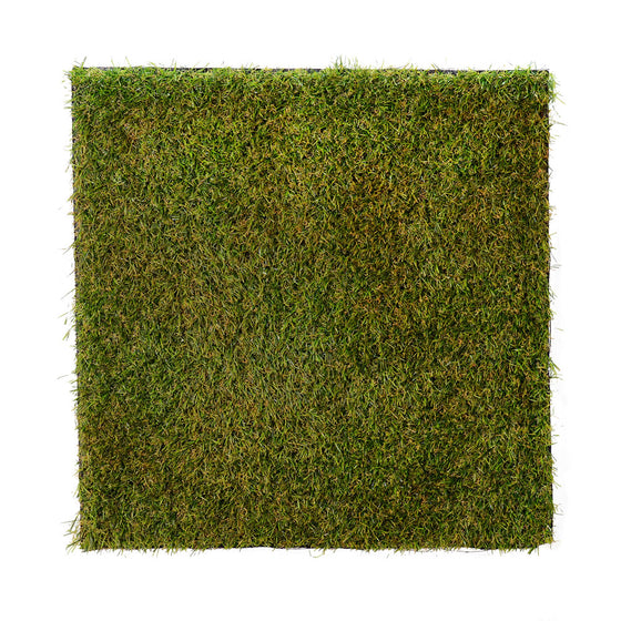 19.75" Square Green Grass Mat 3/Pk