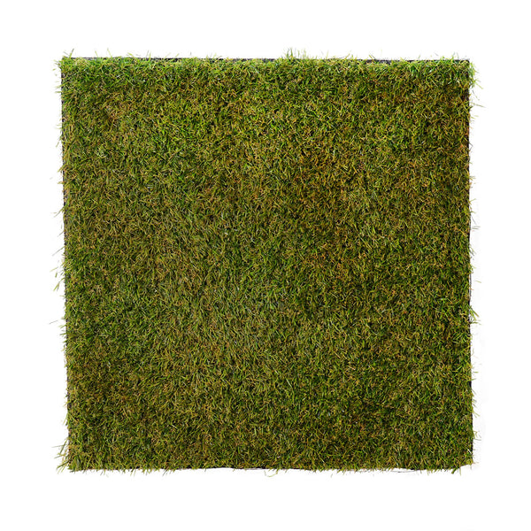 19.75" Square Green Grass Mat 3/Pk