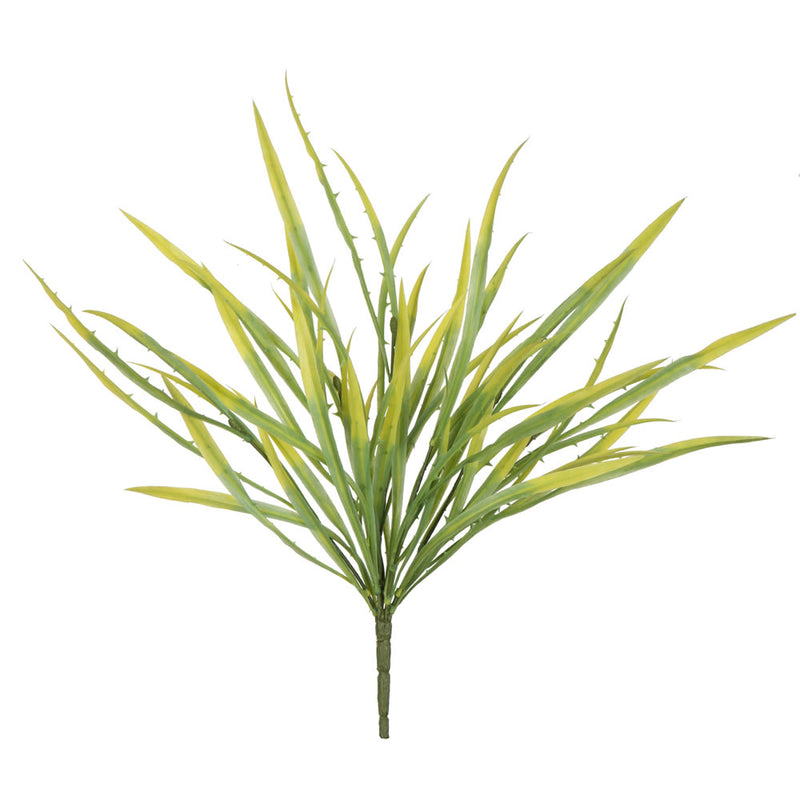 18" Green Spiked Grass Spray 2/Pk