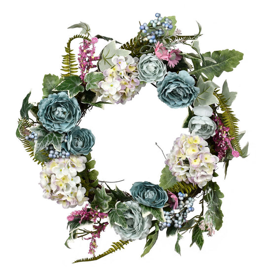 Rose & Hydrangea wreath