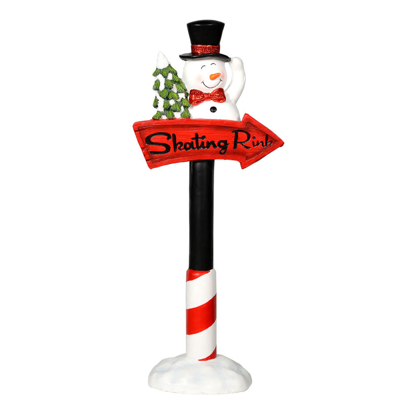 36" Snowman Skating Rink Sign