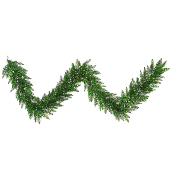 9'x14" Tinsel Green Fir Garland 250T