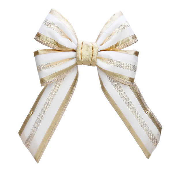 18" Champagne Bow Outdoor